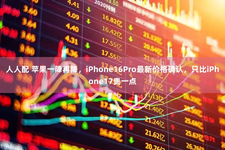 人人配 苹果一降再降，iPhone16Pro最新价格确认，只比iPhone17贵一点