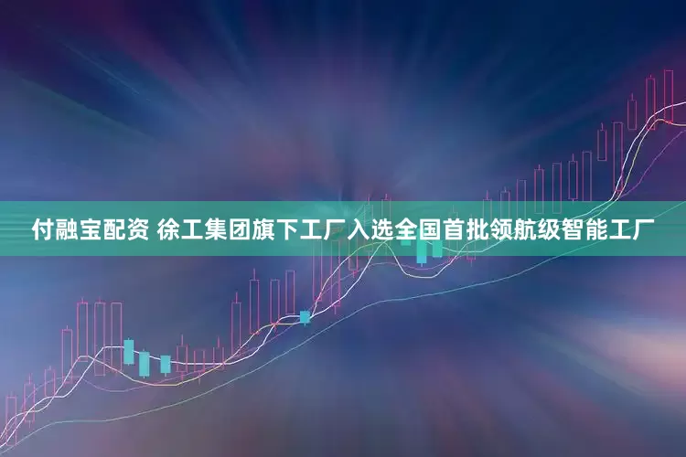 付融宝配资 徐工集团旗下工厂入选全国首批领航级智能工厂